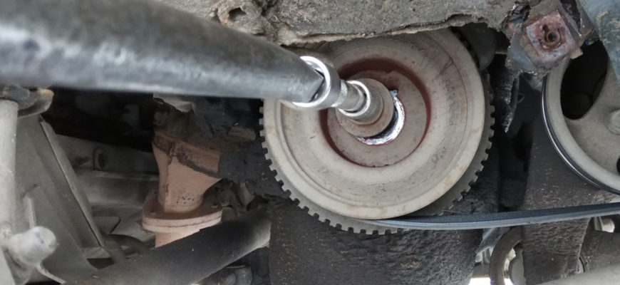 Как затянуть шкив коленвала ваз 2115 - фото