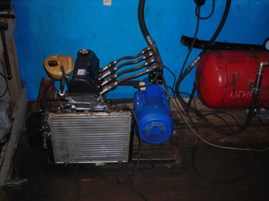 Самодельный компрессор из двигателя