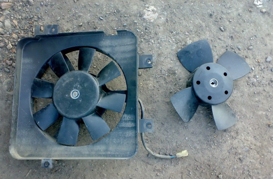 Вентилятор охлаждения двигателя ваз 2107