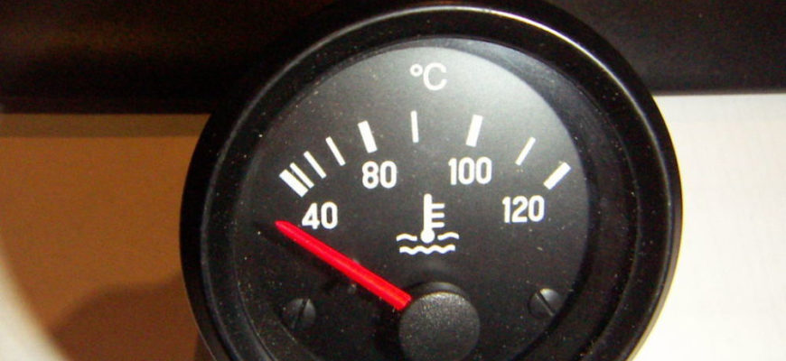 Система охлаждения двигателя индикатор температуры
