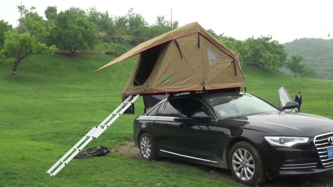 Автомобильная палатка своими руками — принцип установки