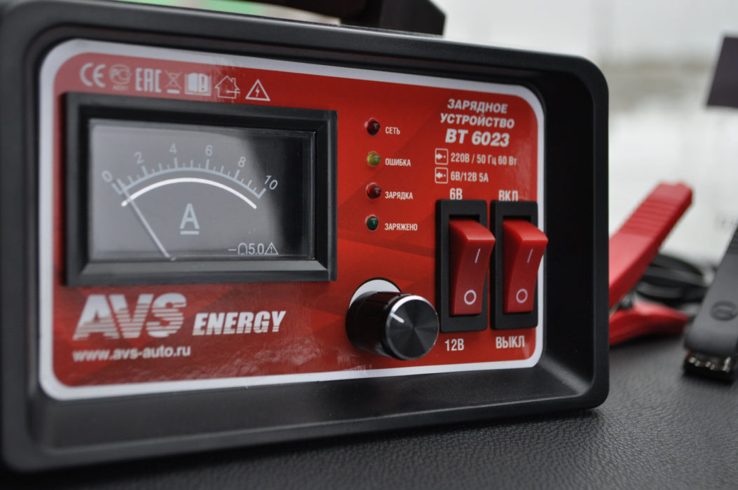 Зарядное устройство AVS BT 6023 — обзор технических параметров