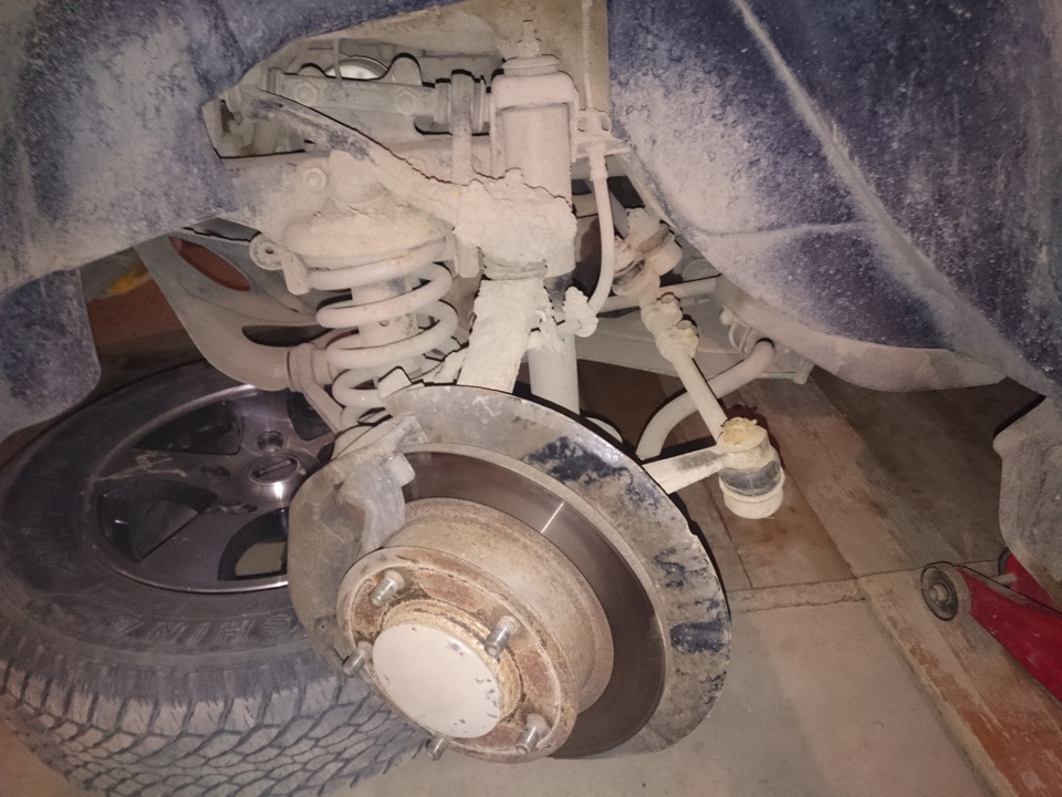 Демонтаж и установка наконечников рулевых тяг на Нива Шевроле