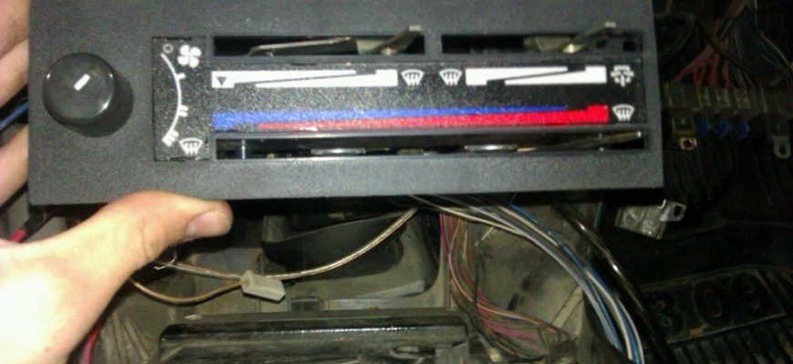 Как крепится регулятор печки ваз 2109 - фото