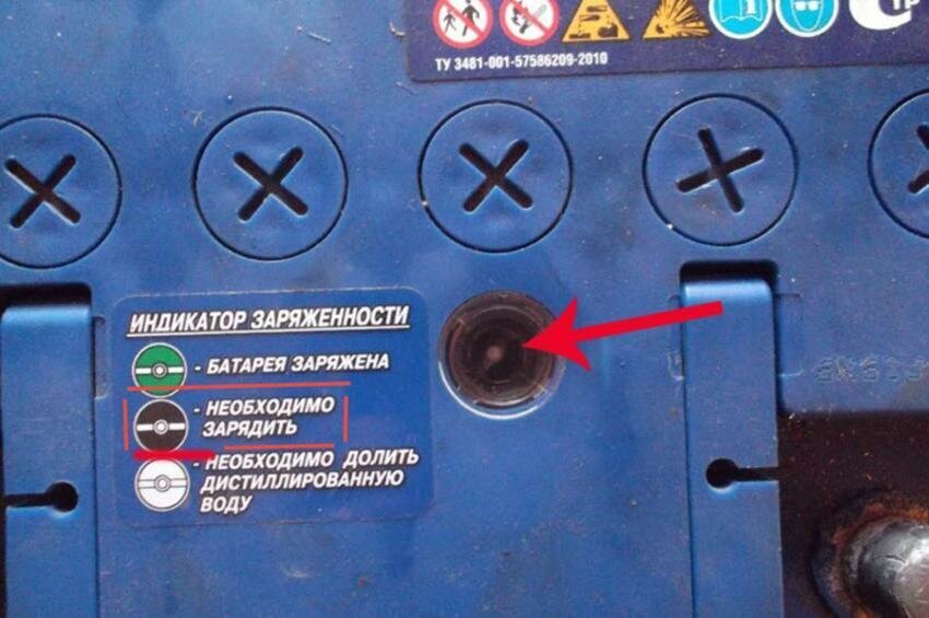 Индикатор аккумулятора горит красным — что это значит?