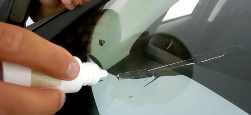 Как избавиться от трещины на лобовом стекле