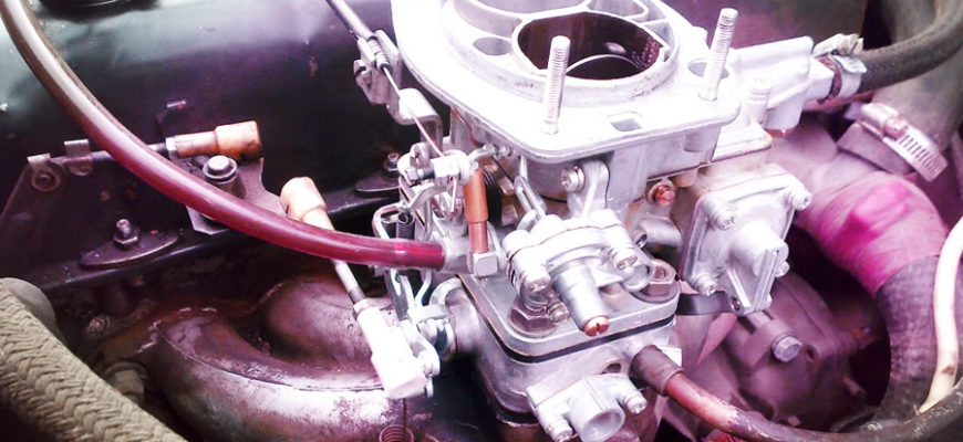 Порядок регулировки карбюратора автомобиля ВАЗ 2107