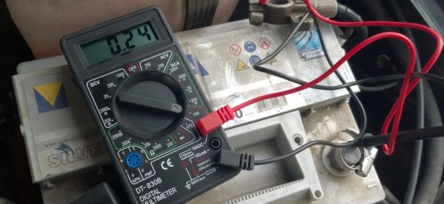 Проверка конденсатора генератора мультиметром