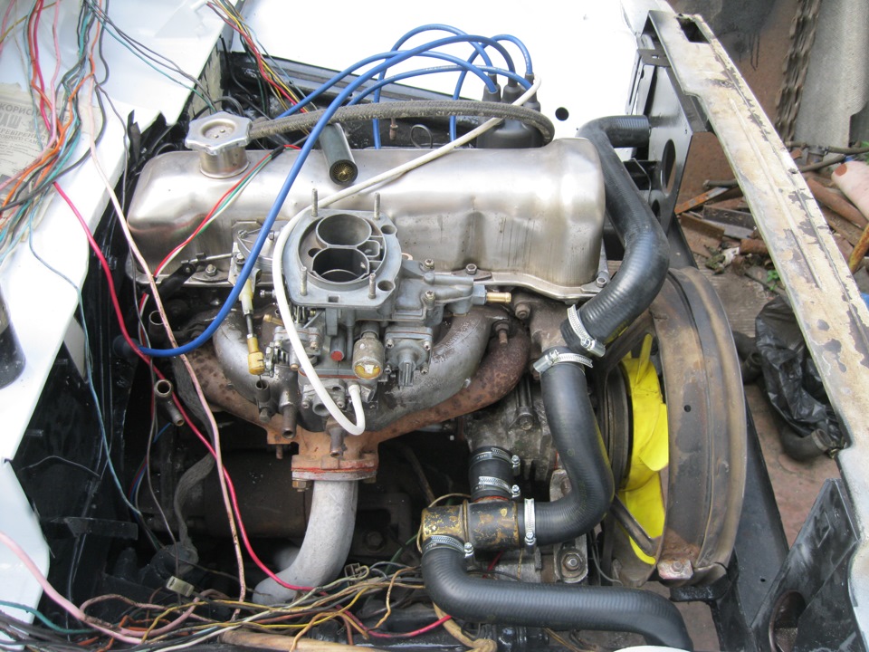 Как работает система охлаждения карбюраторного двигателя ВАЗ 2107?